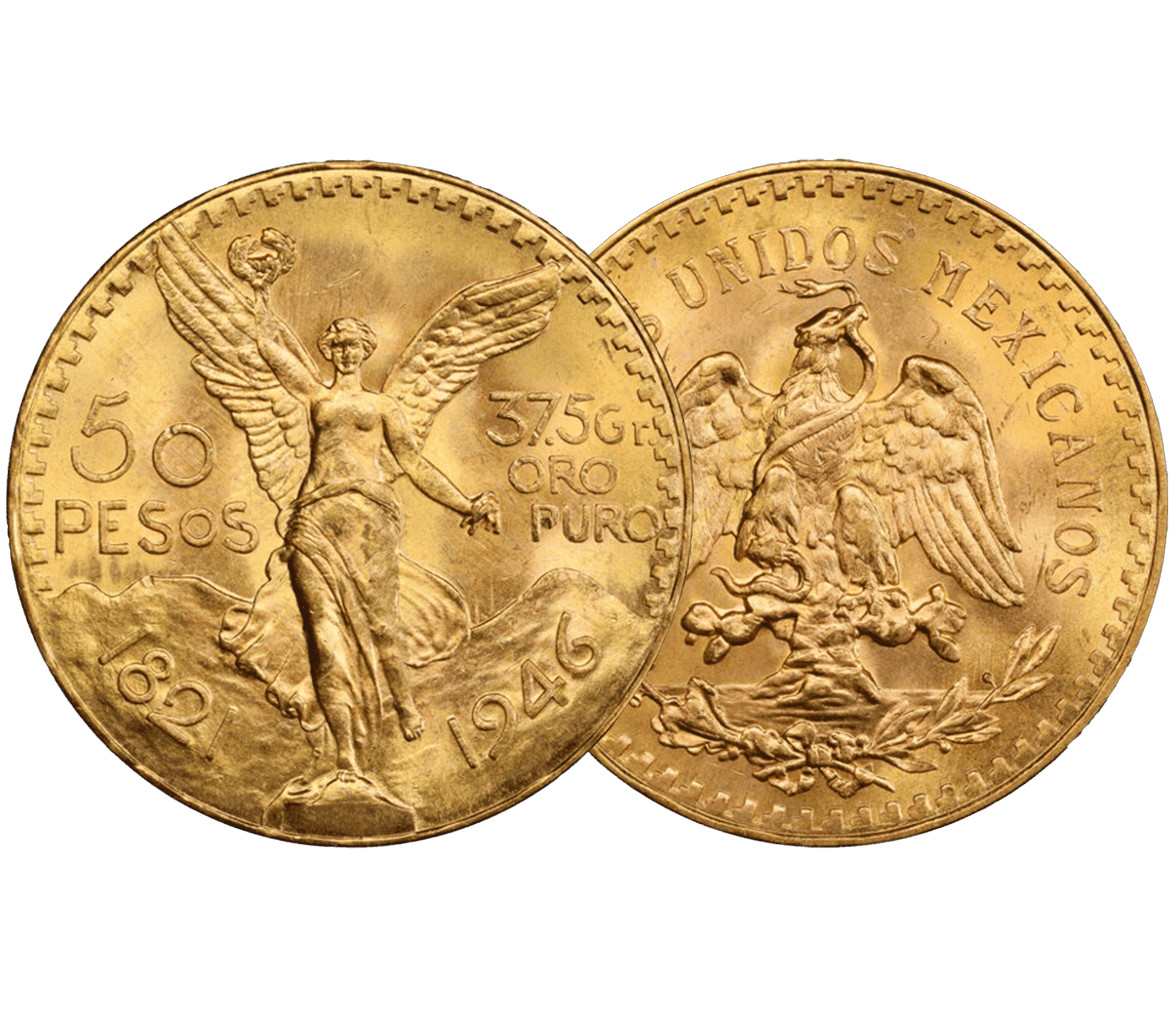 50 Pesos Mexique Or Investissement Comptoir National Des Collectionneurs