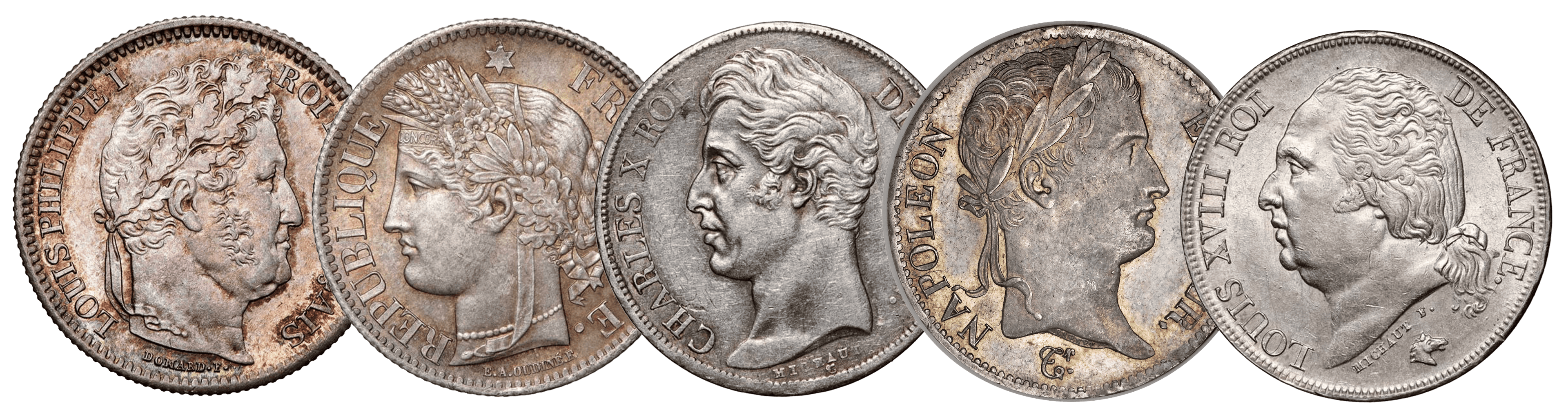 Collection numismatique - pièces et billets anciens
